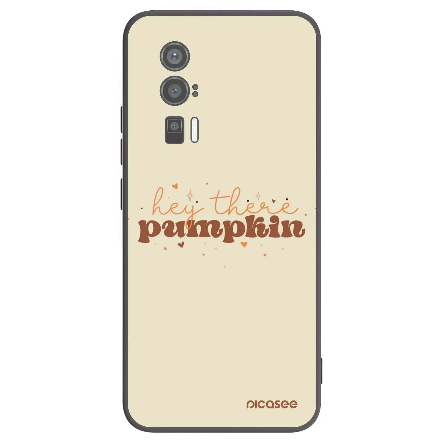 Picasee silikónový čierny obal pre Xiaomi Poco F5 Pro 5G - Hey there pumpkin