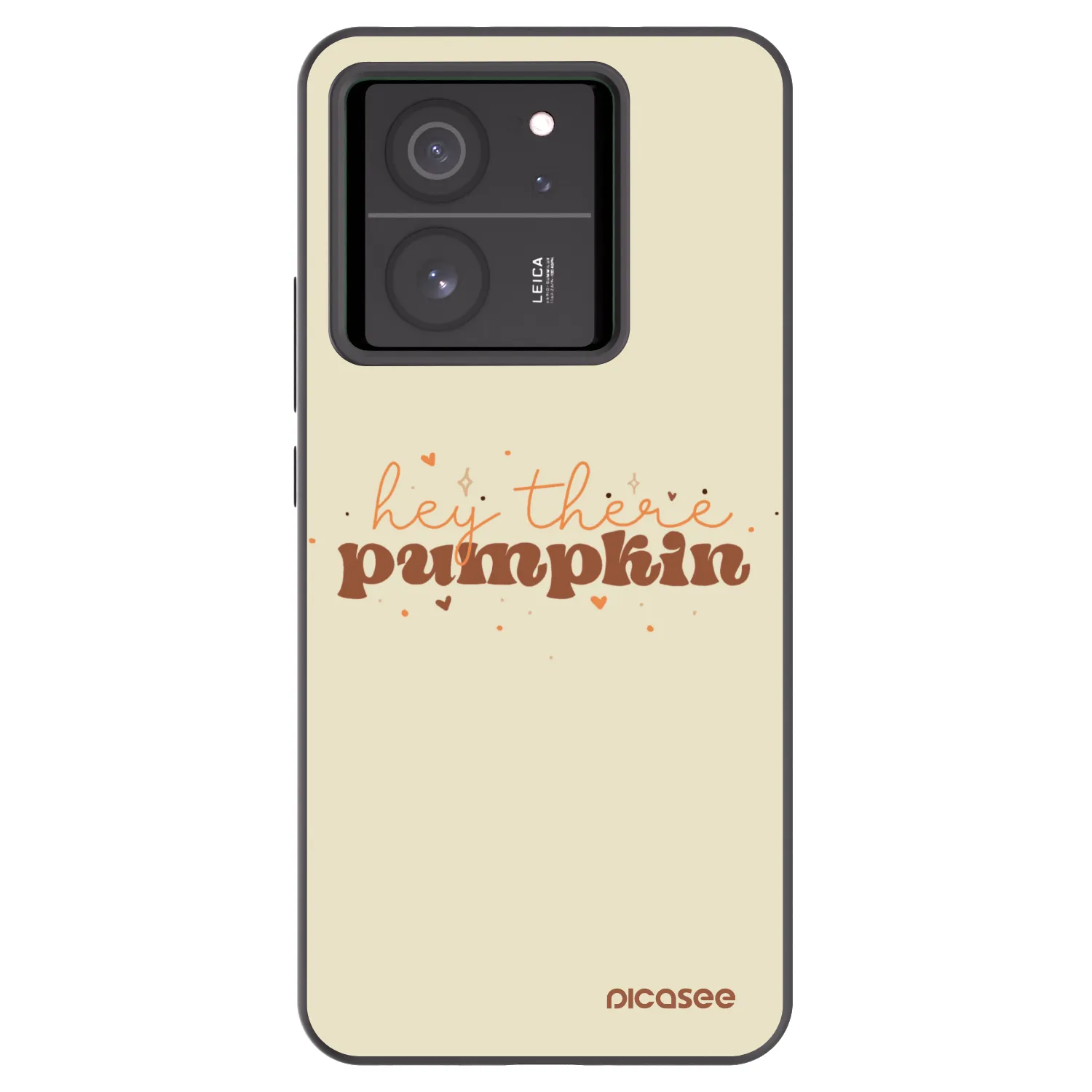 Picasee silikónový čierny obal pre Xiaomi 13T Pro - Hey there pumpkin