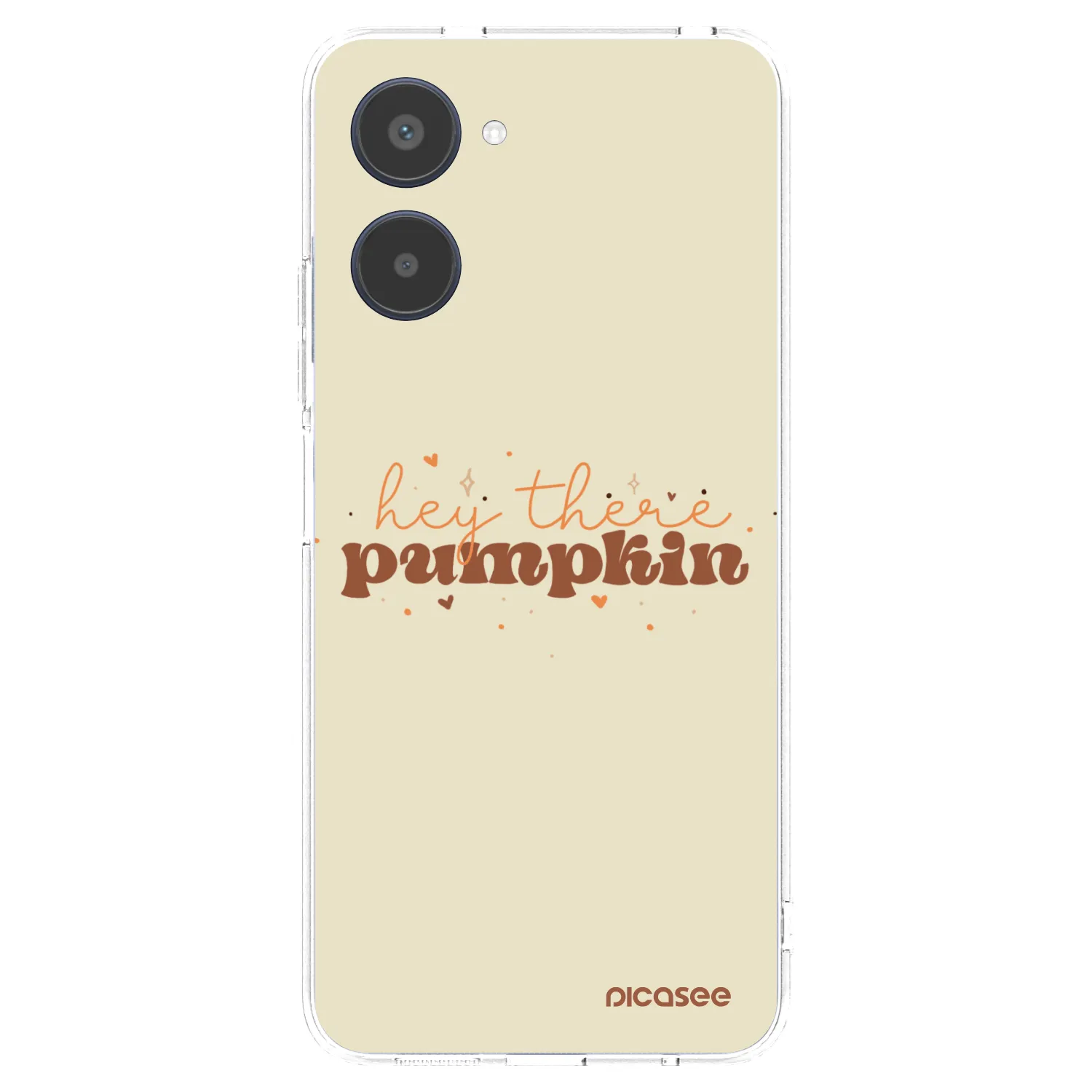 Picasee silikónový prehľadný obal pre Realme 10 4G - Hey there pumpkin
