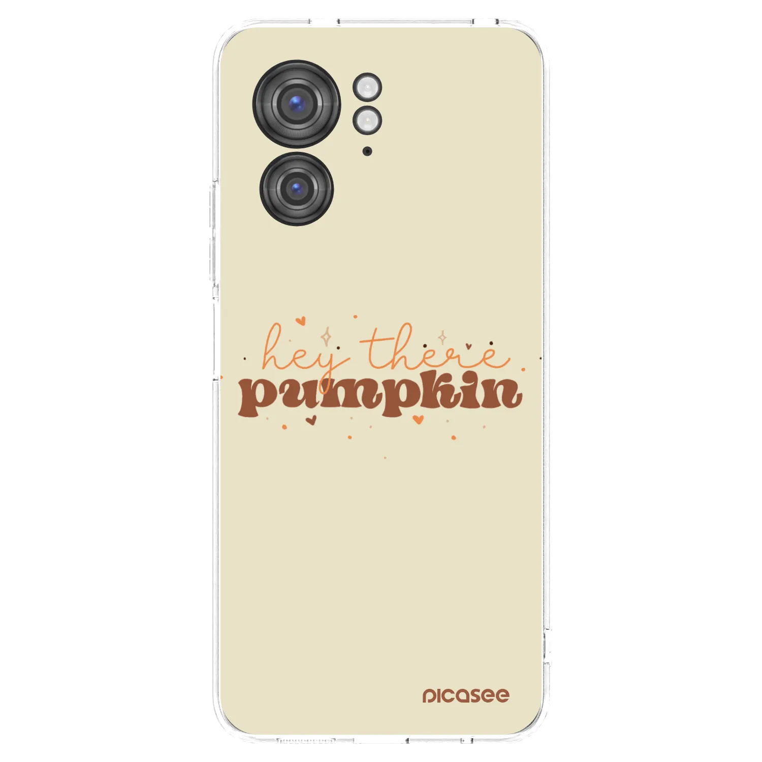 Picasee silikónový prehľadný obal pre Motorola Edge 40 - Hey there pumpkin