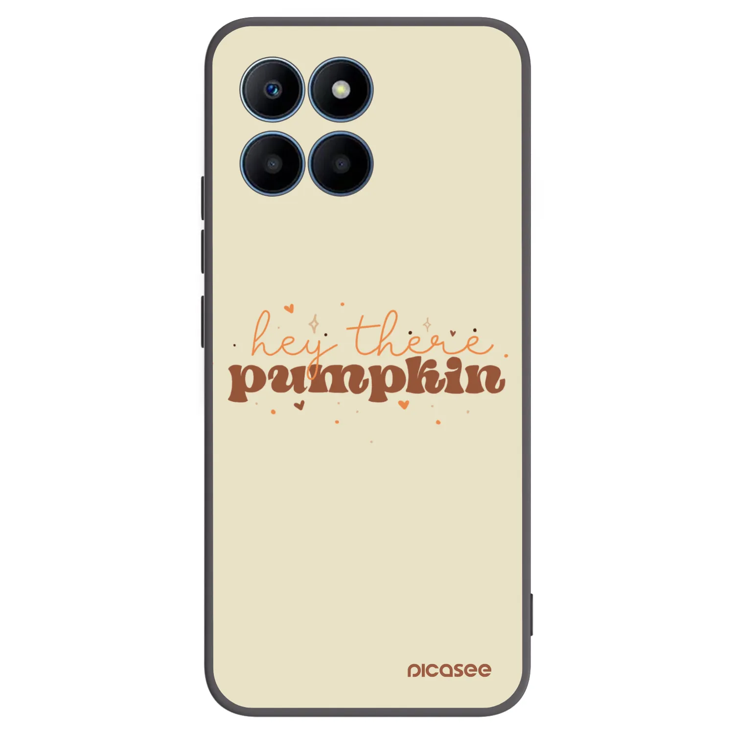 Picasee silikónový čierny obal pre Honor 70 Lite - Hey there pumpkin