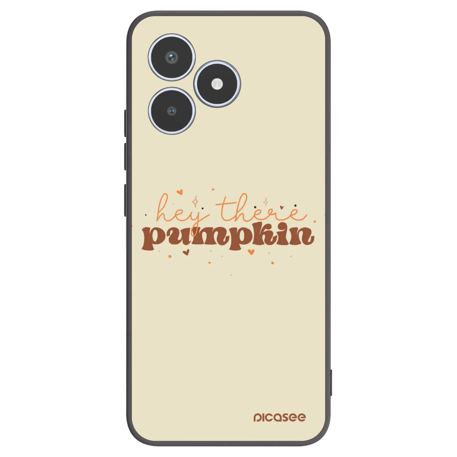 Picasee silikónový čierny obal pre Realme C53 - Hey there pumpkin