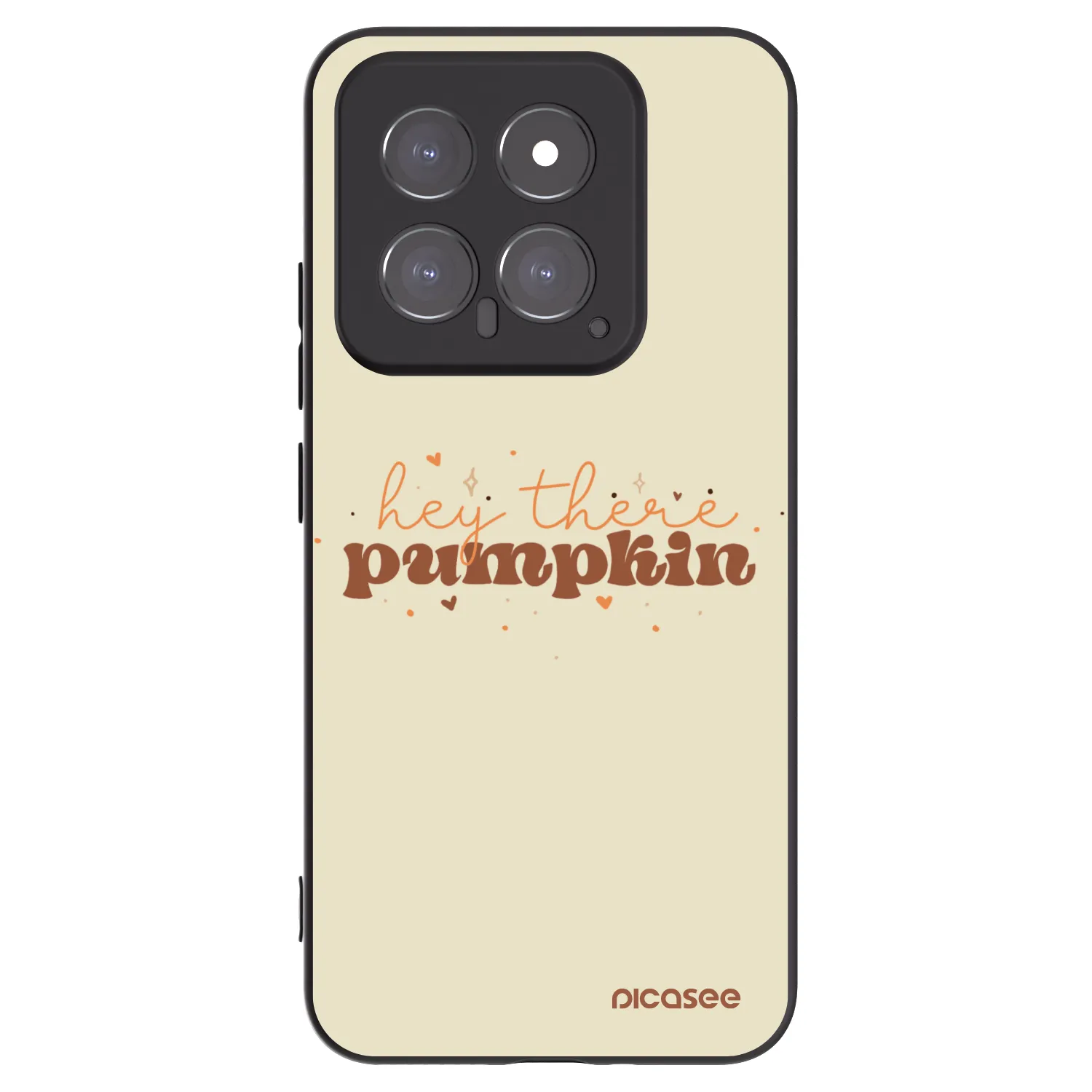 Picasee silikónový čierny obal pre Xiaomi 14 - Hey there pumpkin