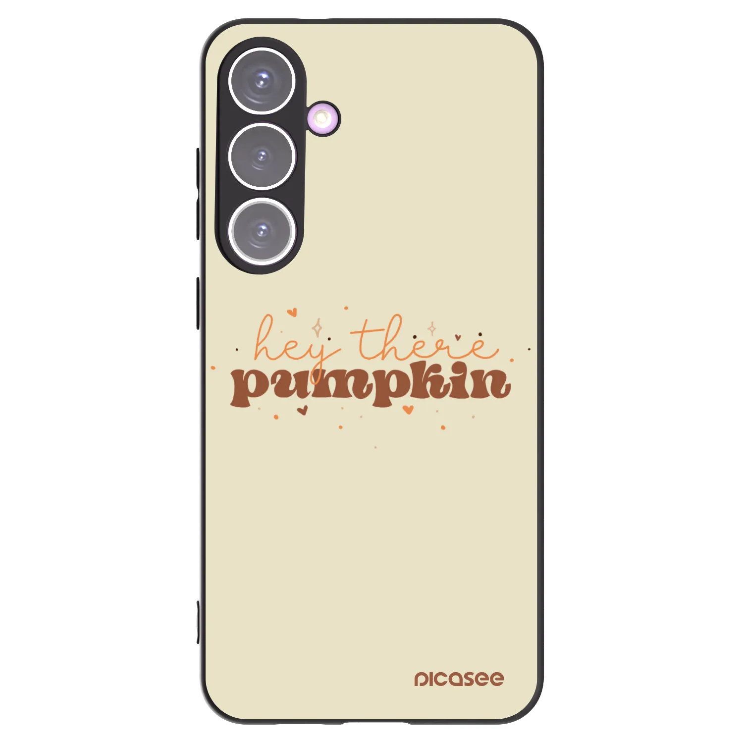 Picasee silikónový čierny obal pre Samsung Galaxy S24+ S926B 5G - Hey there pumpkin