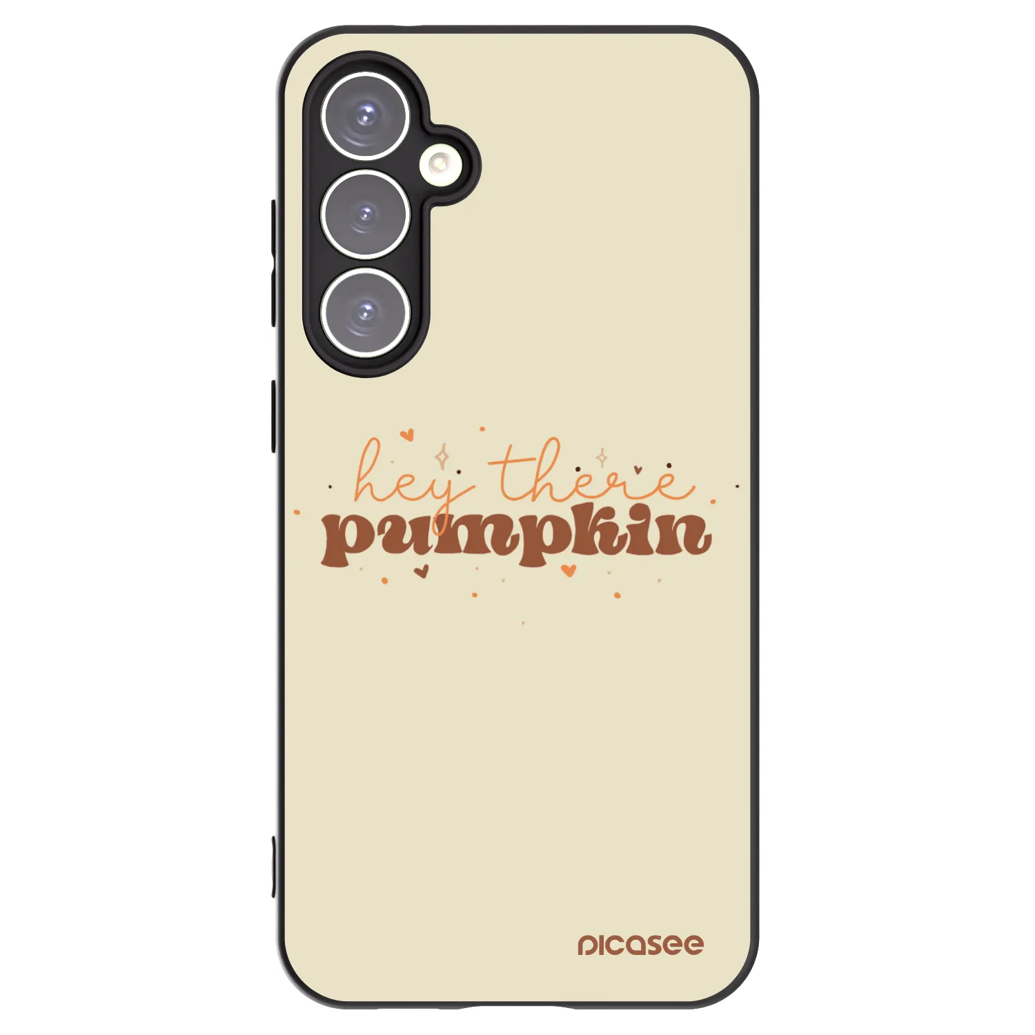 Picasee silikónový čierny obal pre Samsung Galaxy S23 FE S711B - Hey there pumpkin