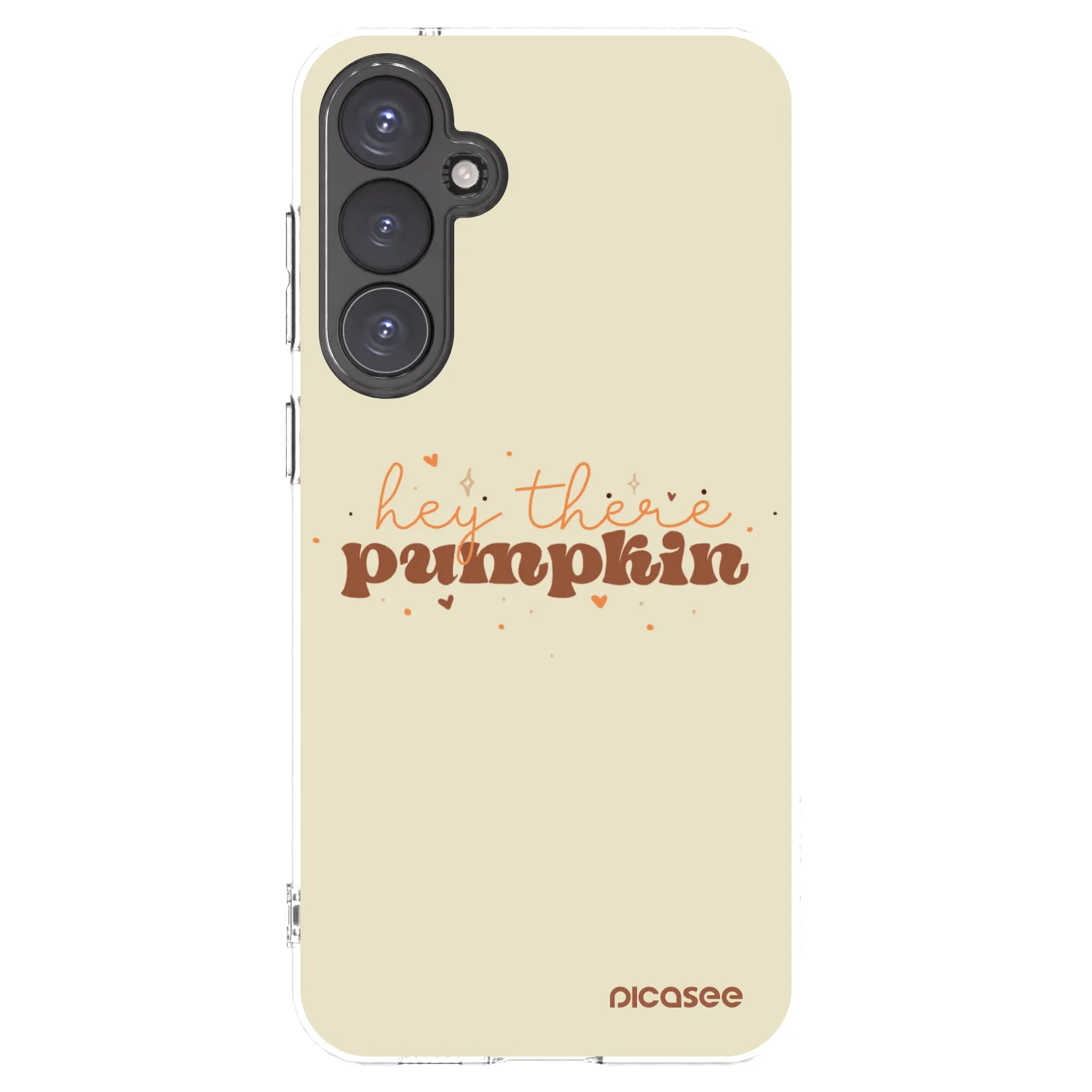 Picasee silikónový prehľadný obal pre Samsung Galaxy S23 FE S711B - Hey there pumpkin