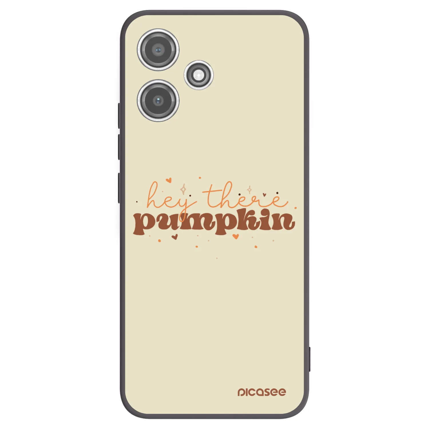 Picasee silikónový čierny obal pre Xiaomi Redmi 12 5G - Hey there pumpkin