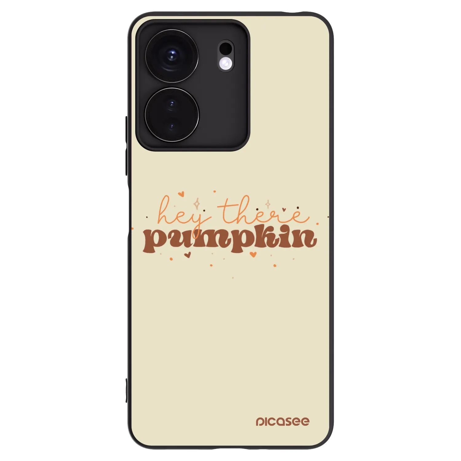 Picasee silikónový čierny obal pre Xiaomi Redmi 13C 4G - Hey there pumpkin