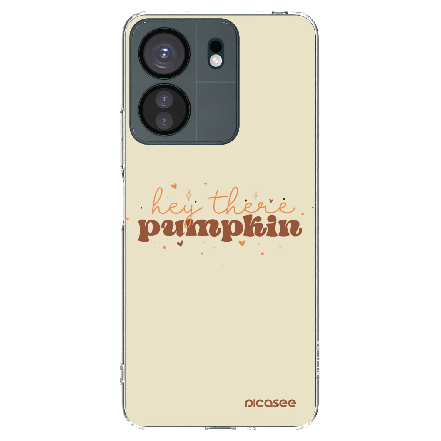 Picasee silikónový prehľadný obal pre Xiaomi Redmi 13C 4G - Hey there pumpkin