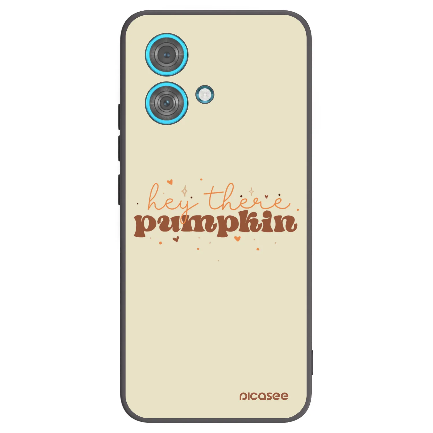 Picasee silikónový čierny obal pre Motorola Edge 40 Neo - Hey there pumpkin