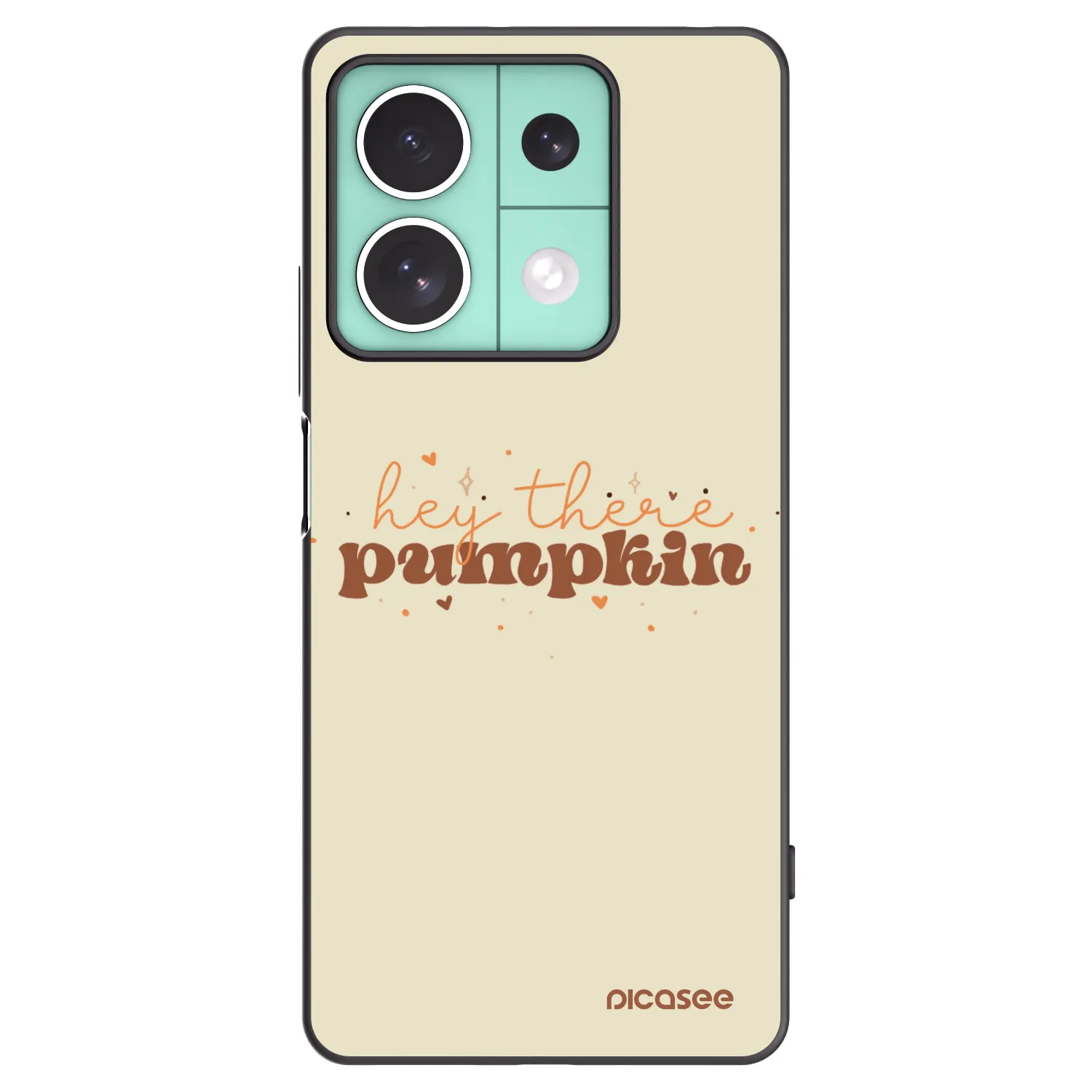 Picasee silikónový čierny obal pre Xiaomi Redmi Note 13 5G - Hey there pumpkin