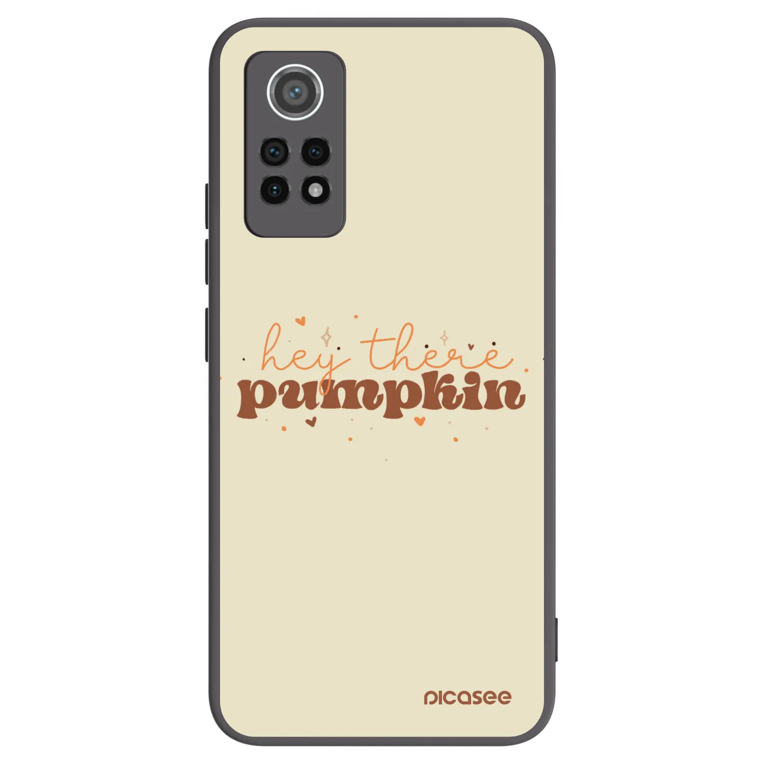 Picasee silikónový čierny obal pre Xiaomi Redmi Note 12 Pro 4G - Hey there pumpkin