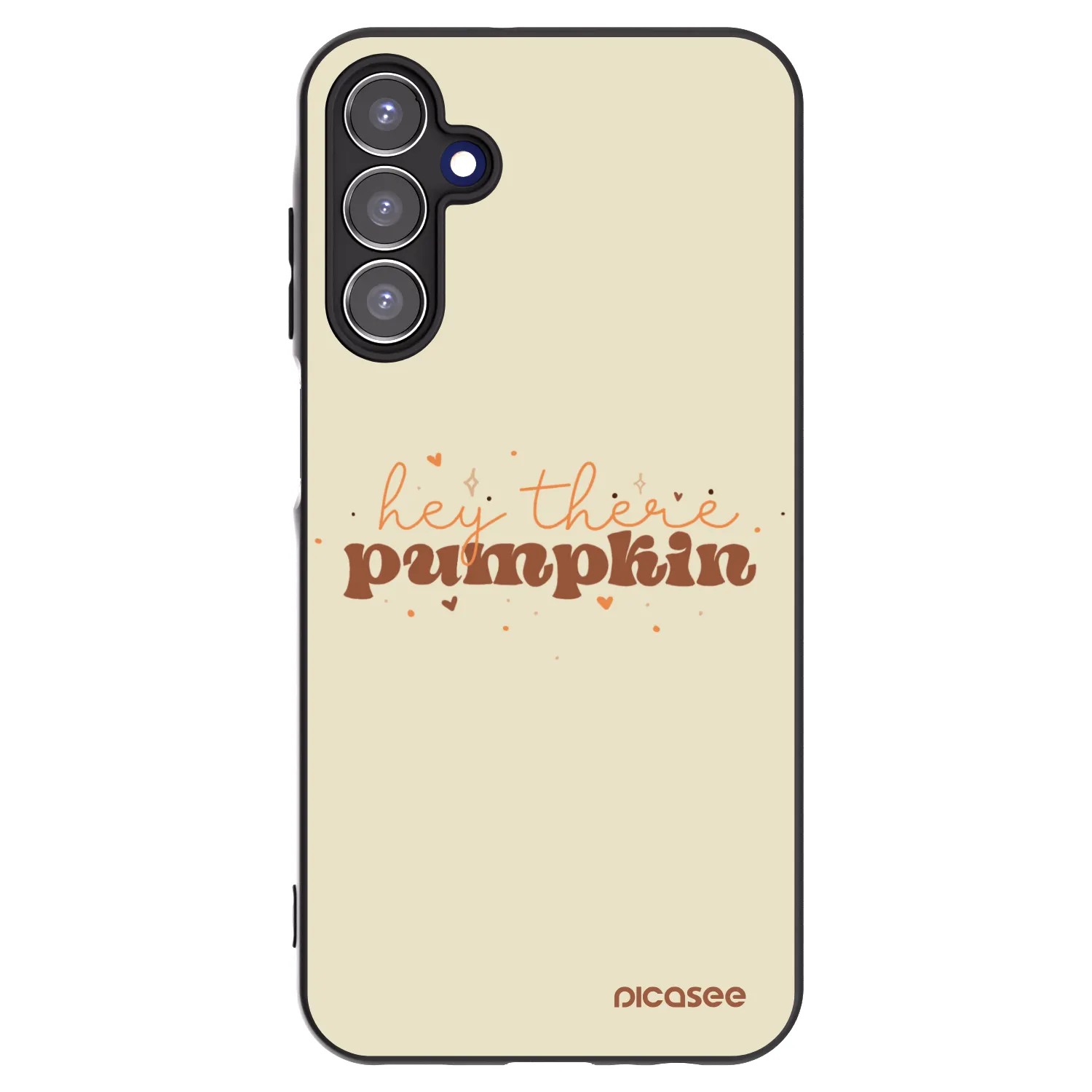 Picasee silikónový čierny obal pre Samsung Galaxy A15 A156B 5G - Hey there pumpkin
