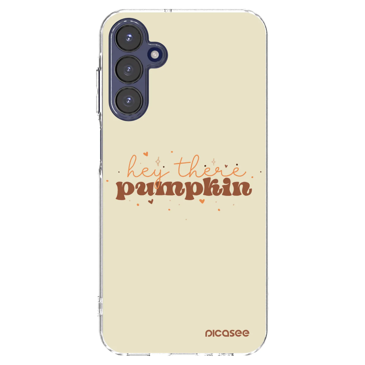Picasee silikónový prehľadný obal pre Samsung Galaxy A15 A155F 4G - Hey there pumpkin