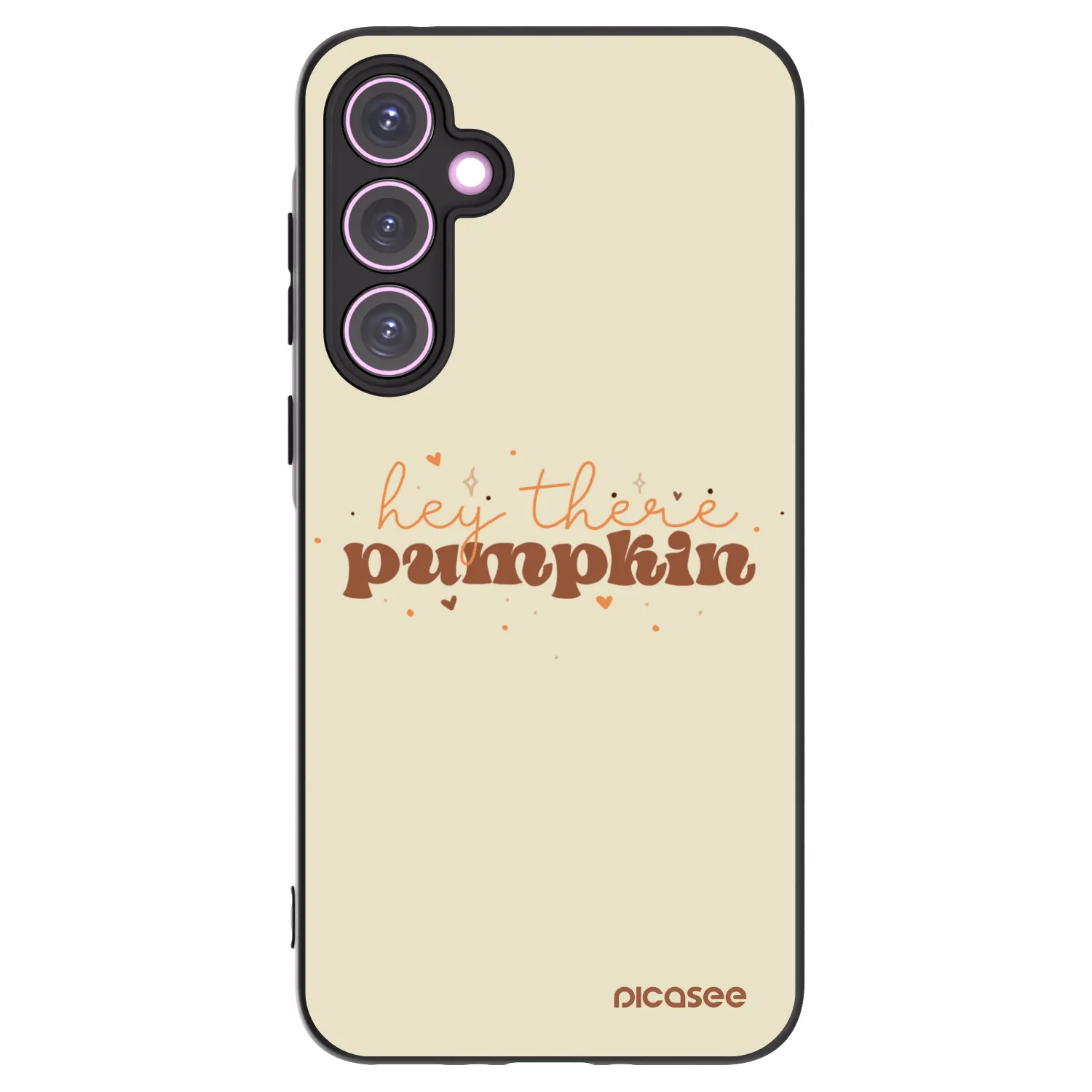 Picasee silikónový čierny obal pre Samsung Galaxy A35 5G A356B - Hey there pumpkin