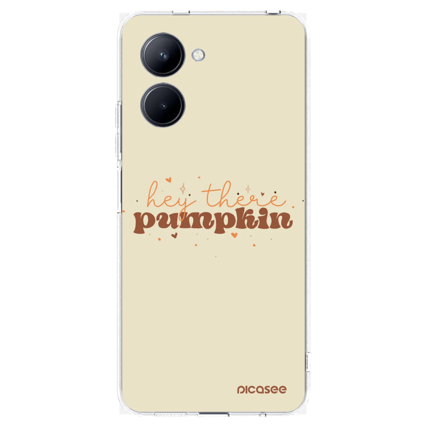 Picasee silikónový prehľadný obal pre Realme C33 (2023) - Hey there pumpkin