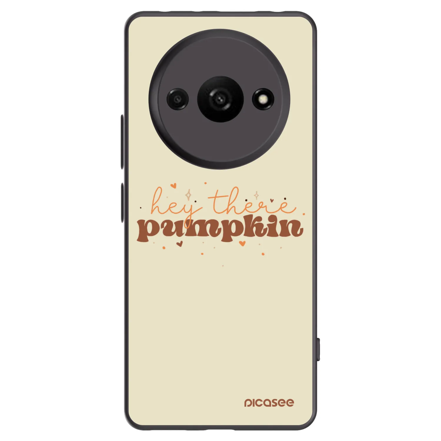 Picasee silikónový čierny obal pre Xiaomi Redmi A3 - Hey there pumpkin