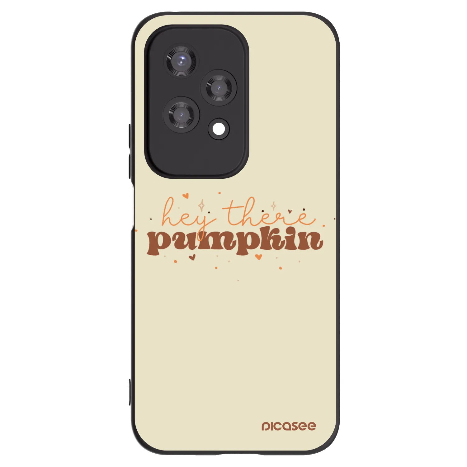 Picasee silikónový čierny obal pre Honor 200 Lite - Hey there pumpkin