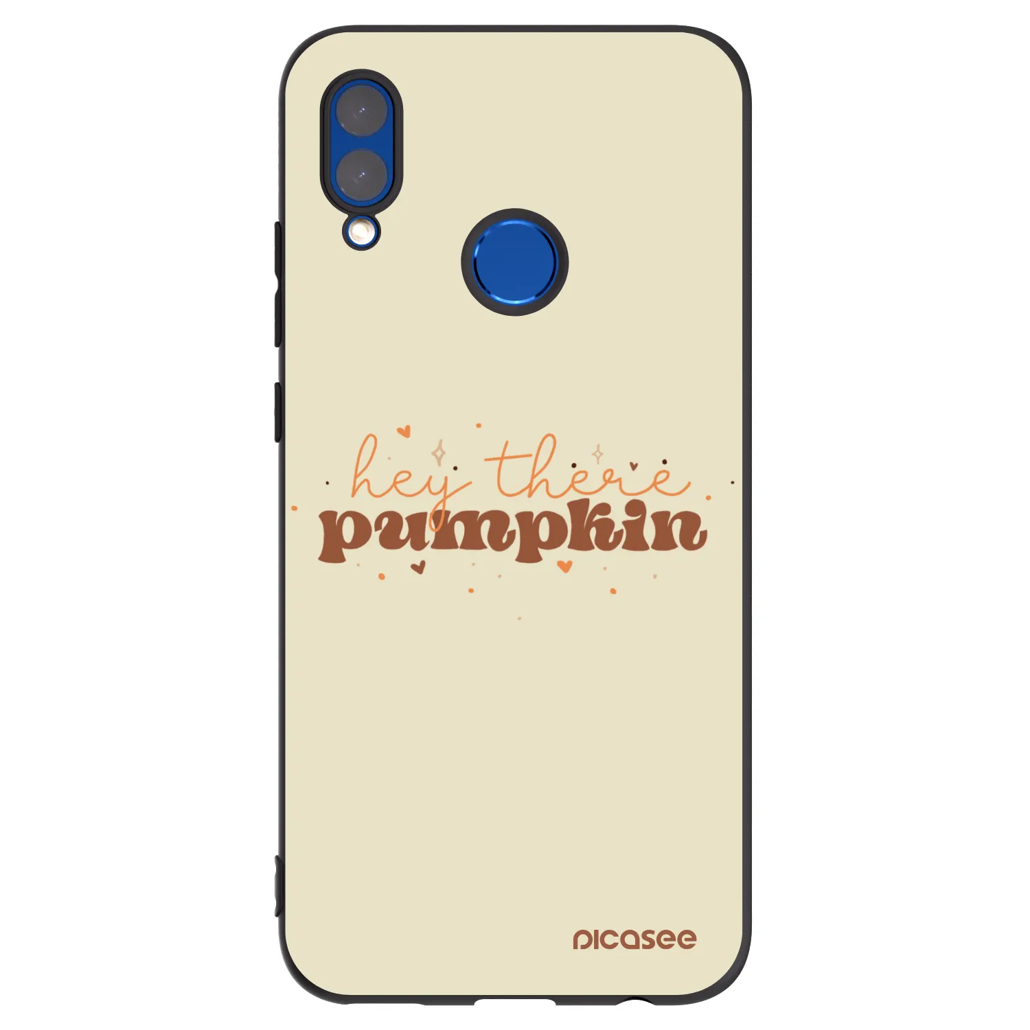 Picasee silikónový čierny obal pre Huawei P Smart 2019 - Hey there pumpkin