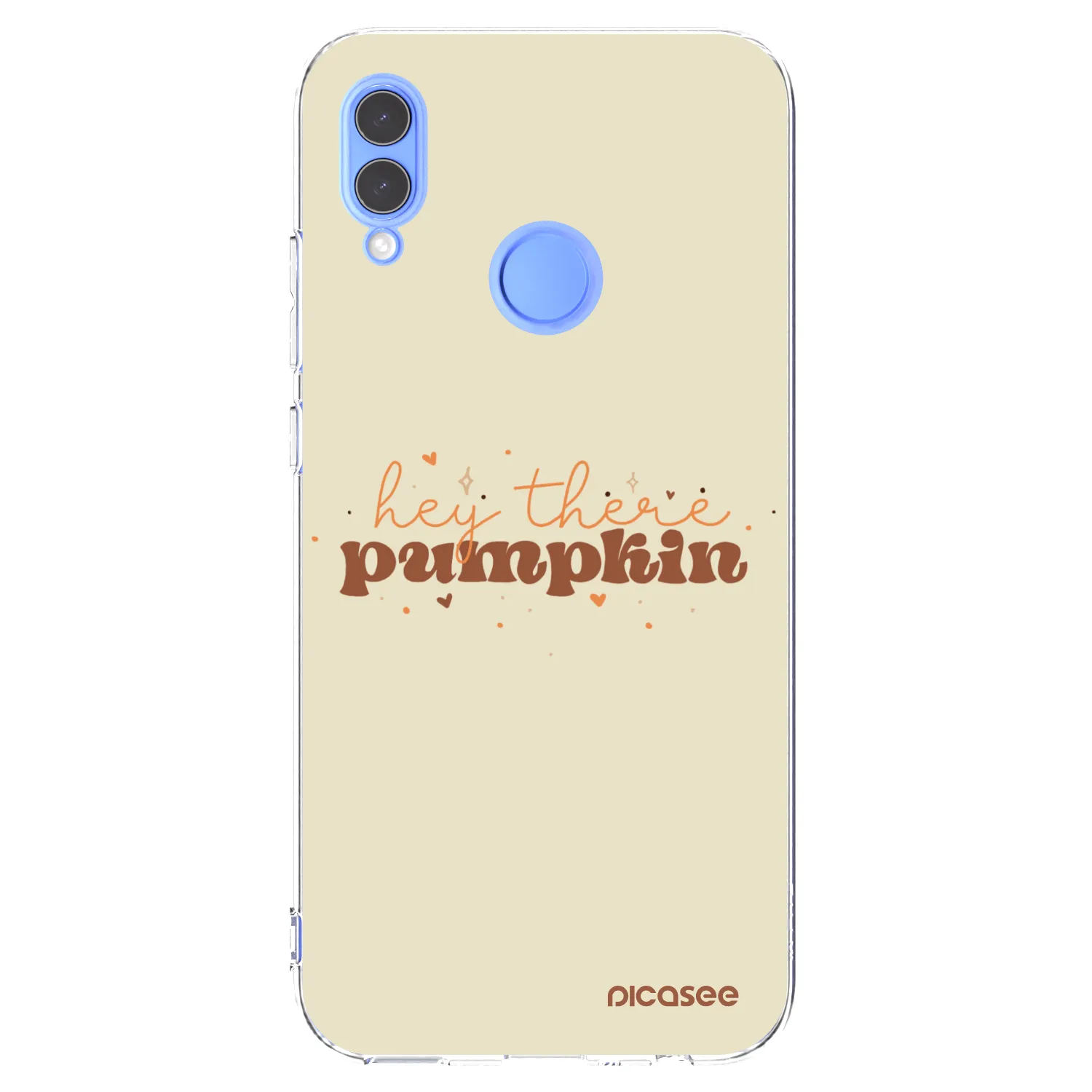 Picasee silikónový prehľadný obal pre Honor 10 Lite - Hey there pumpkin