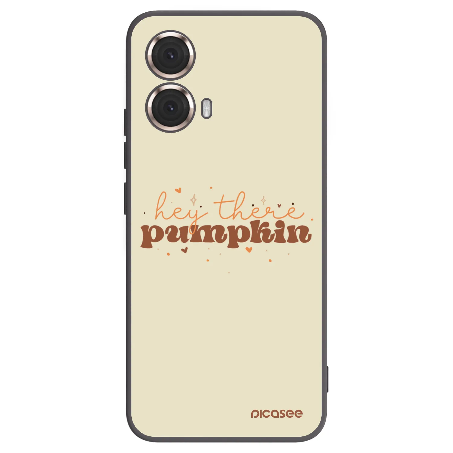 Picasee silikónový čierny obal pre Motorola Moto G85 - Hey there pumpkin