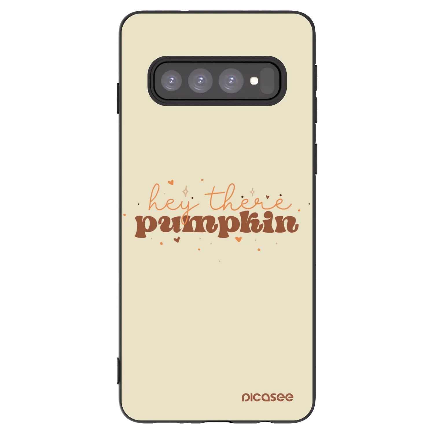Picasee silikónový čierny obal pre Samsung Galaxy S10 G973 - Hey there pumpkin