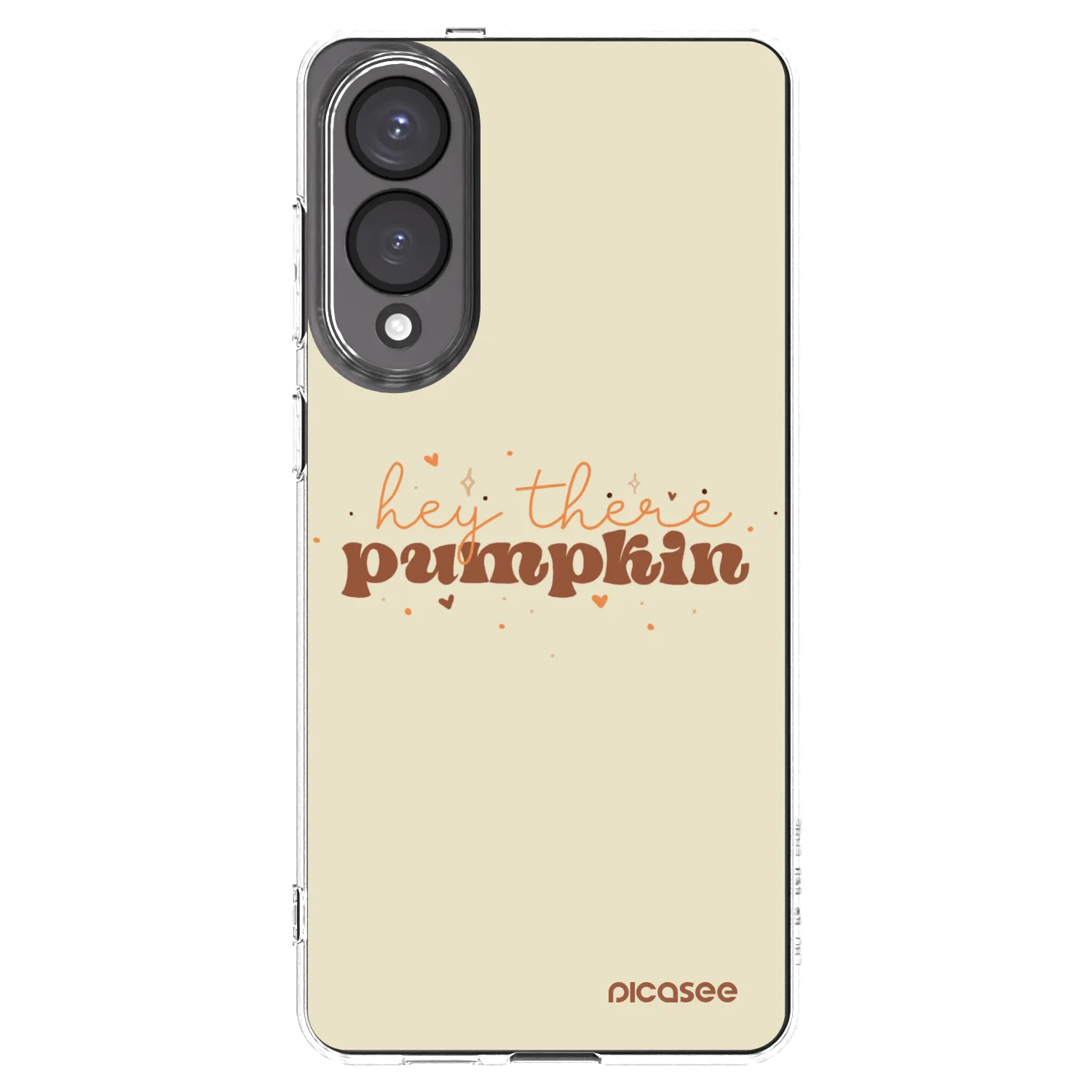 Picasee silikónový prehľadný obal pre Samsung Galaxy S25 Edge 5G - Hey there pumpkin