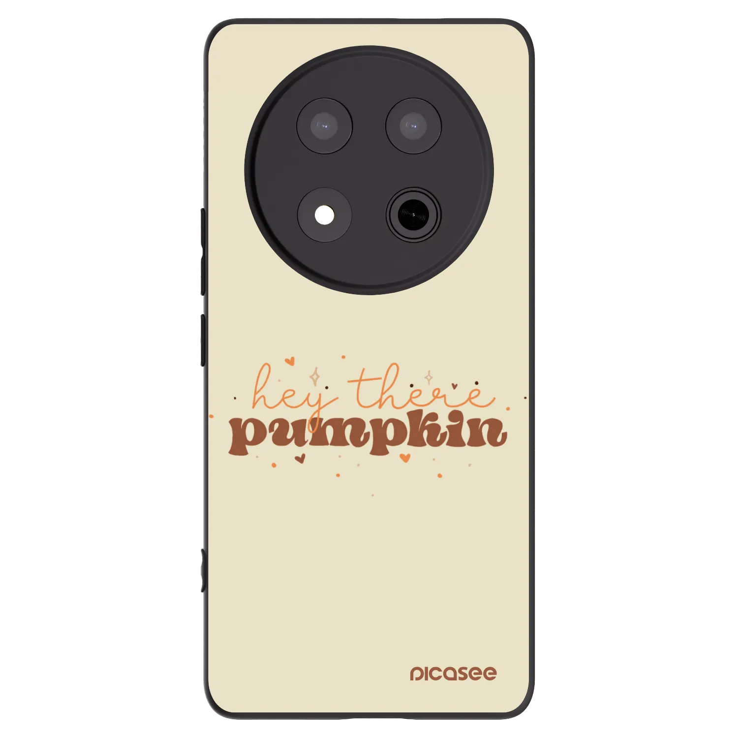 Picasee silikónový čierny obal pre Honor Magic7 Lite 5G - Hey there pumpkin