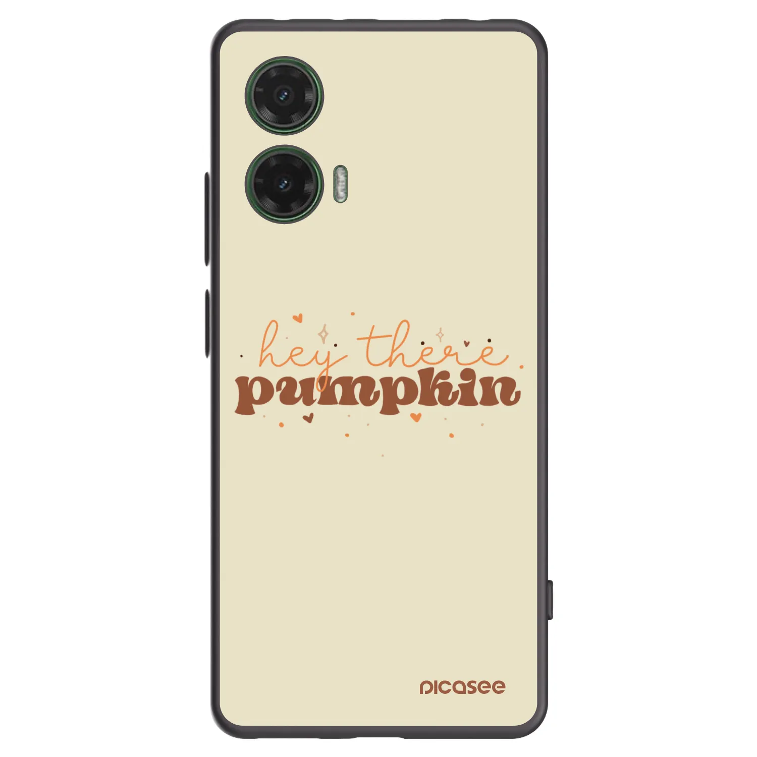 Picasee silikónový čierny obal pre Motorola Moto G35 5G - Hey there pumpkin