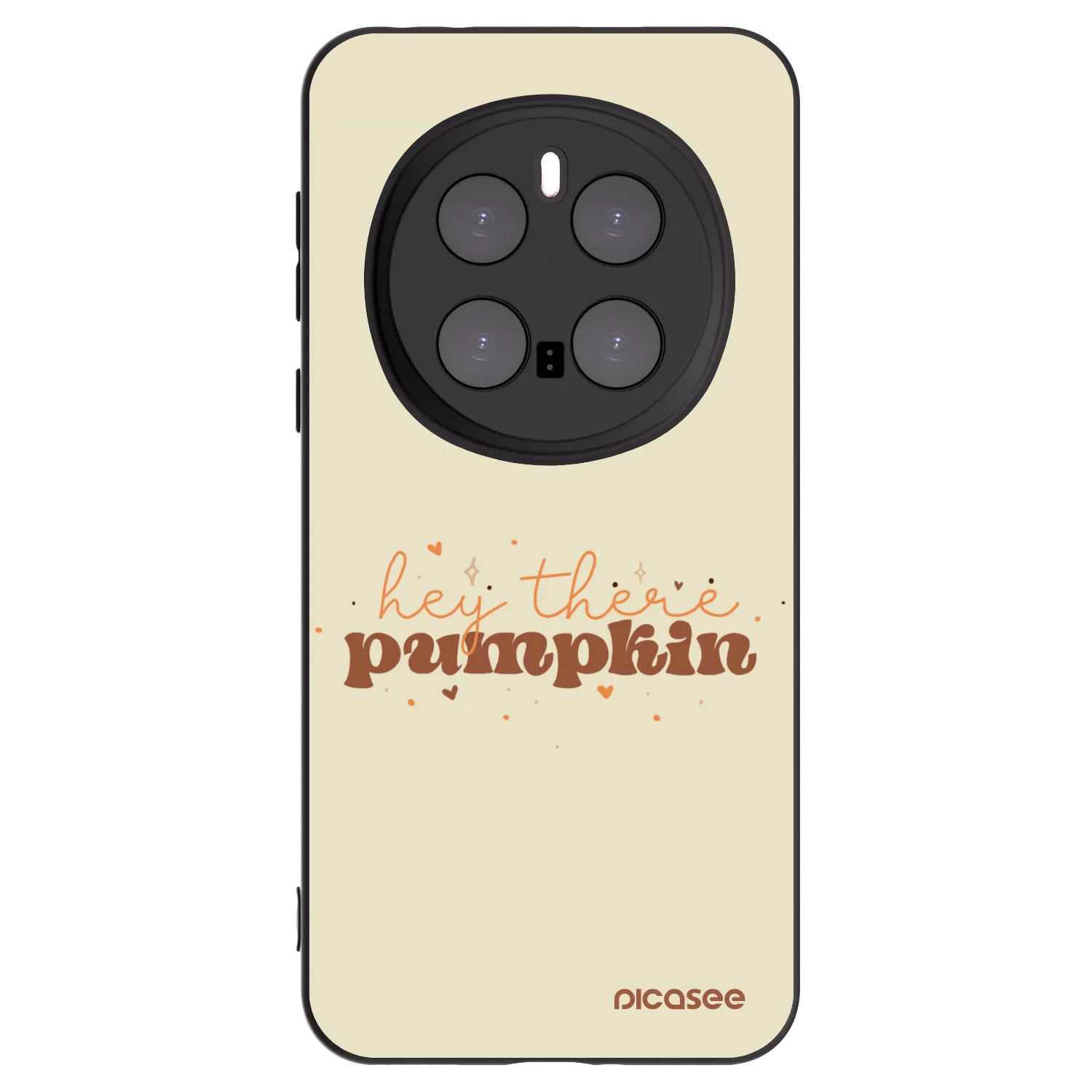 Picasee silikónový čierny obal pre Honor Magic7 Pro 5G - Hey there pumpkin