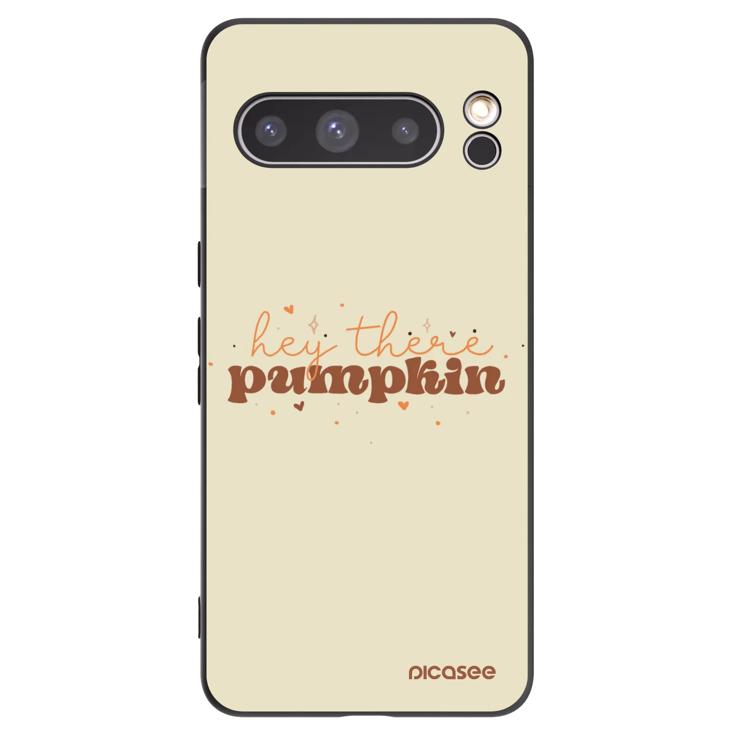 Picasee silikónový čierny obal pre Google Pixel 8 Pro - Hey there pumpkin