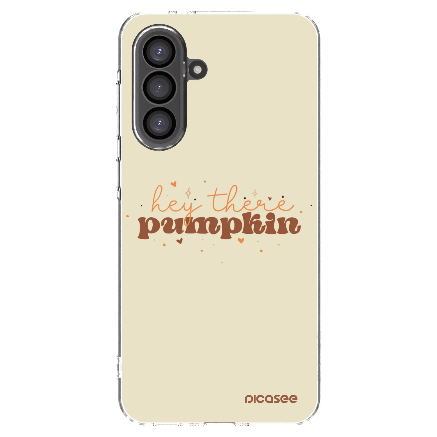 Picasee silikónový prehľadný obal pre Samsung Galaxy A36 5G - Hey there pumpkin