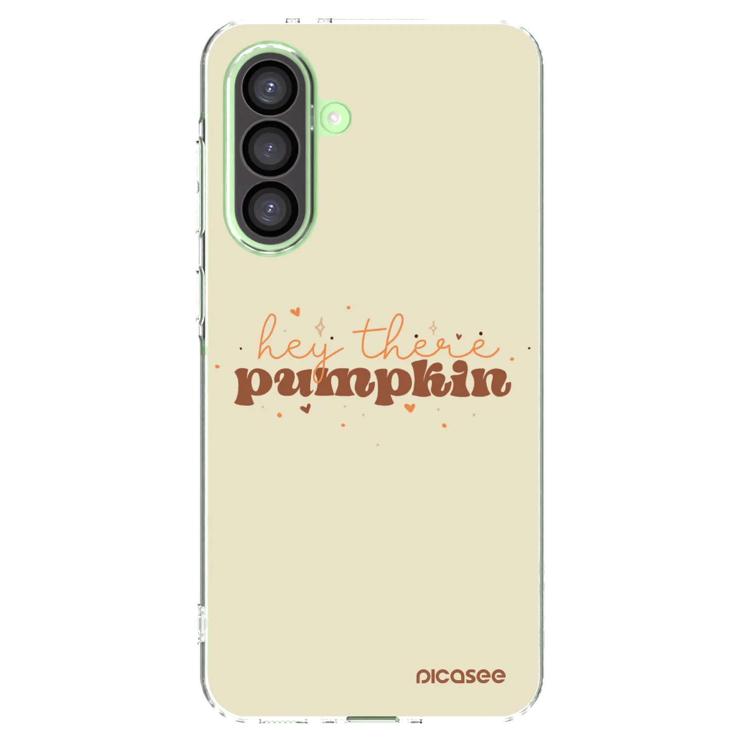 Picasee silikónový prehľadný obal pre Samsung Galaxy A26 5G A266B - Hey there pumpkin