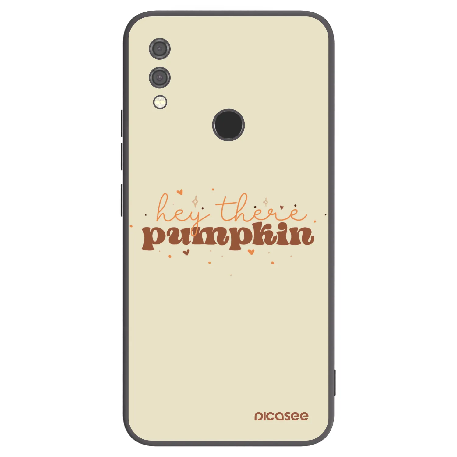Picasee silikónový čierny obal pre Xiaomi Redmi Note 7 - Hey there pumpkin