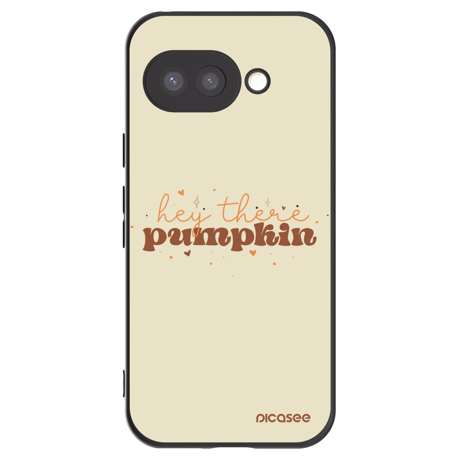 Picasee silikónový čierny obal pre Google Pixel 9a - Hey there pumpkin