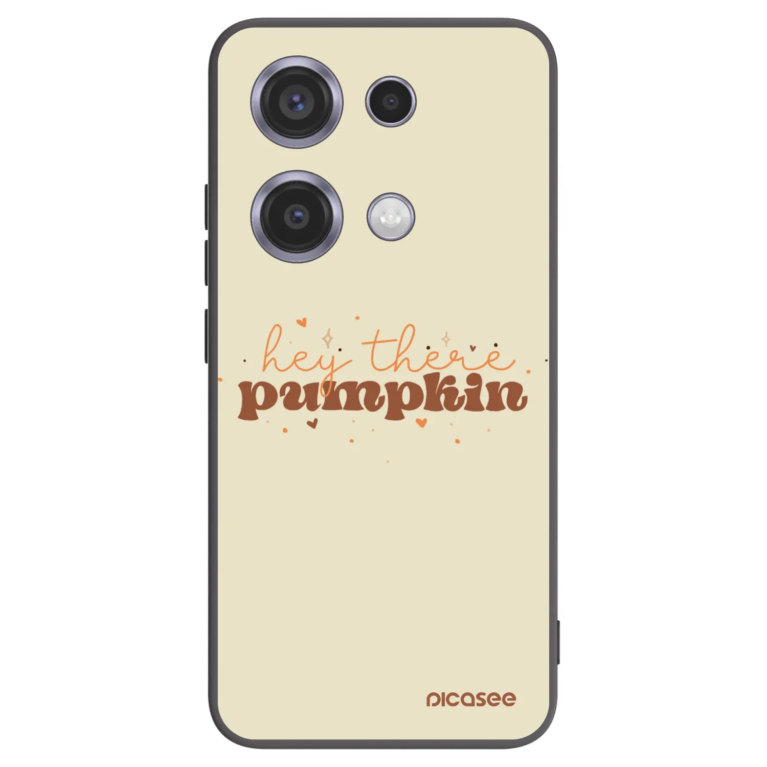Picasee silikónový čierny obal pre Xiaomi Redmi Note 14S - Hey there pumpkin
