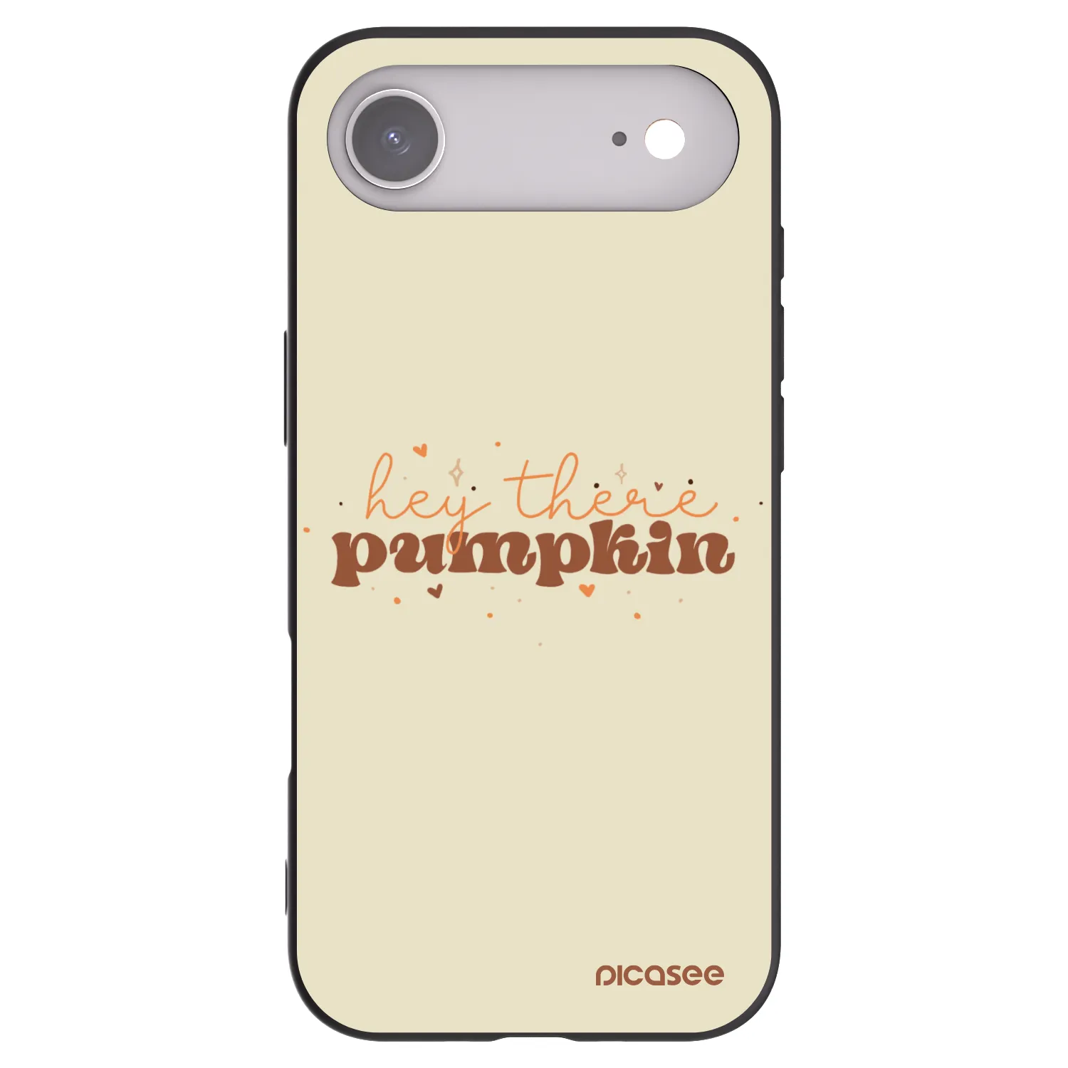 Picasee silikónový čierny obal pre Apple iPhone Air - Hey there pumpkin