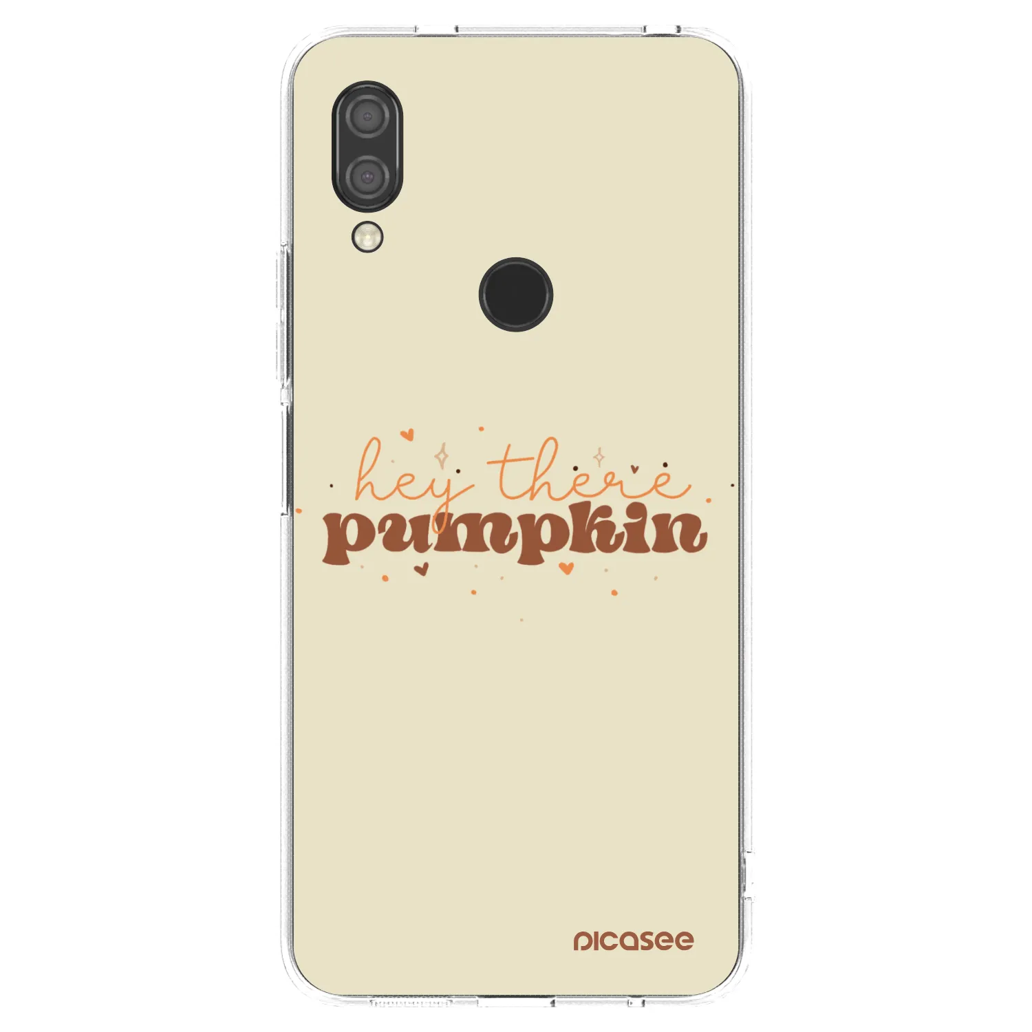 Picasee silikónový prehľadný obal pre Xiaomi Redmi 7 - Hey there pumpkin
