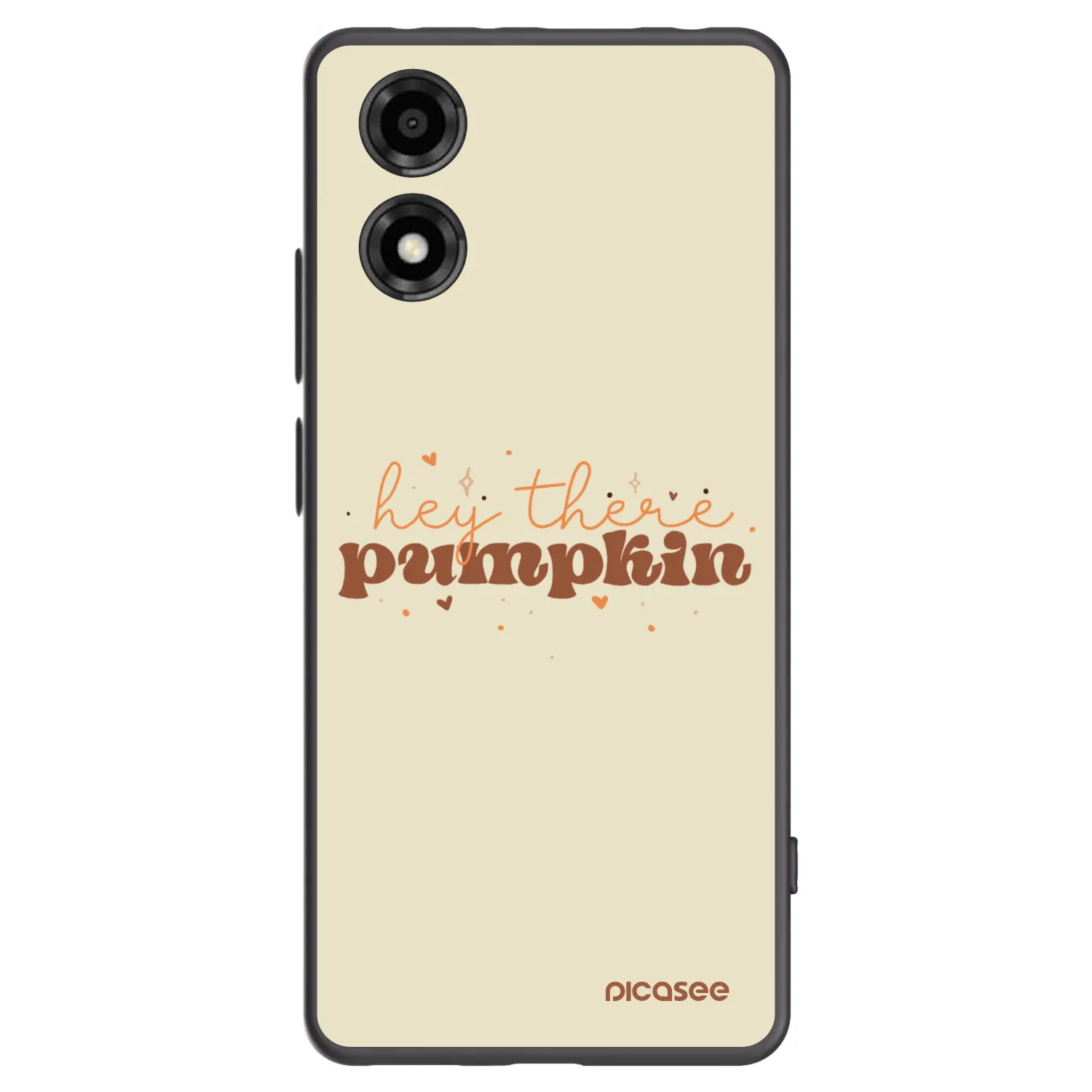 Picasee silikónový čierny obal pre Motorola Moto E14 - Hey there pumpkin