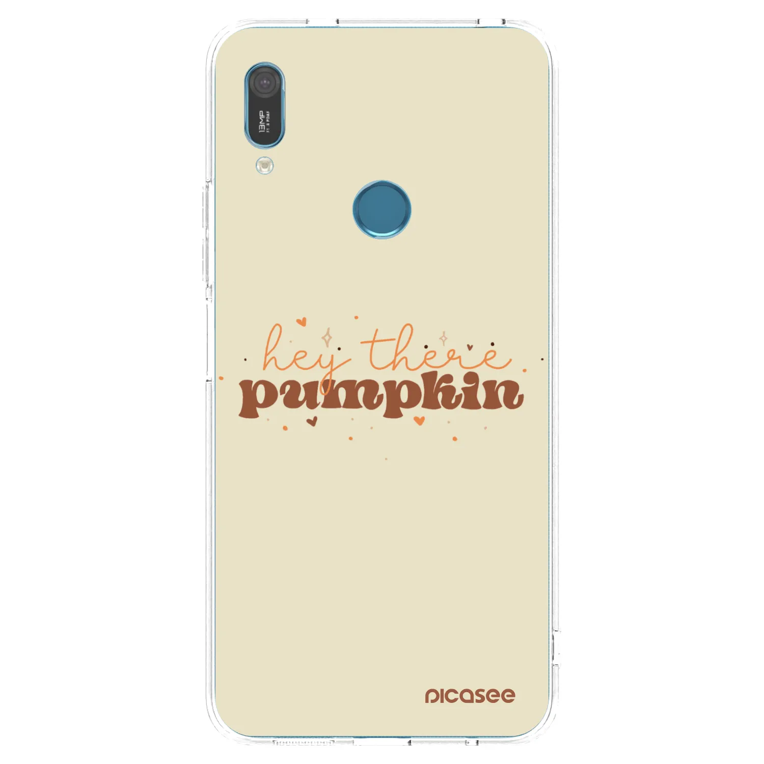 Picasee silikónový prehľadný obal pre Huawei Y6 2019 - Hey there pumpkin