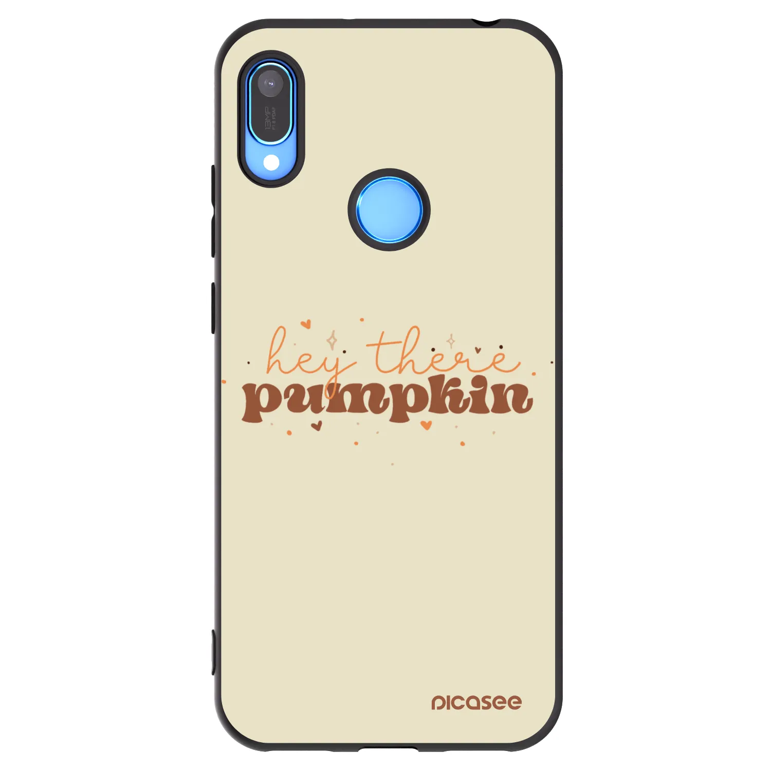 Picasee silikónový čierny obal pre Huawei Y6 2019 - Hey there pumpkin