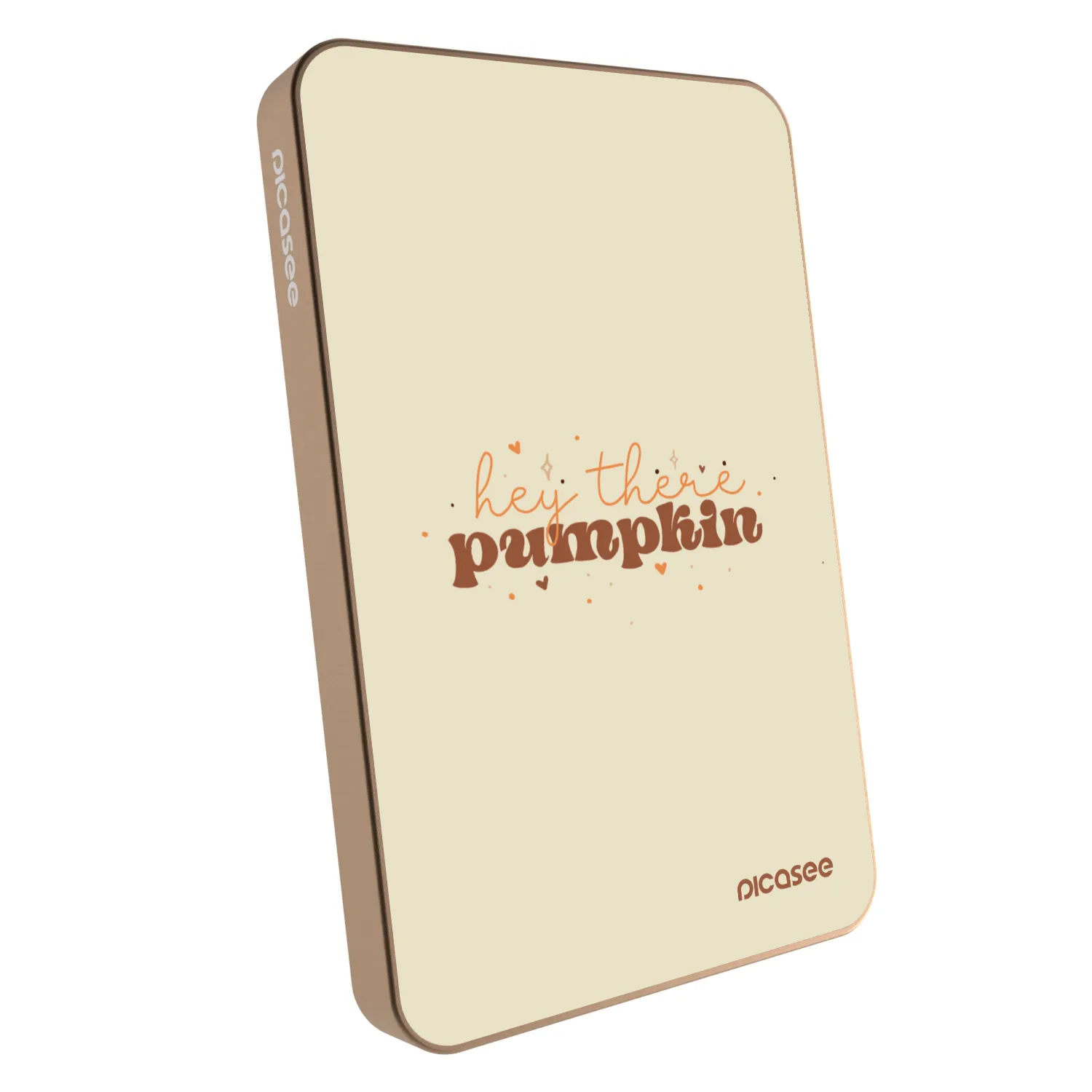 Picasee Powerbanka s MagSafe 5 000 mAh Zlatá - Hey there pumpkin