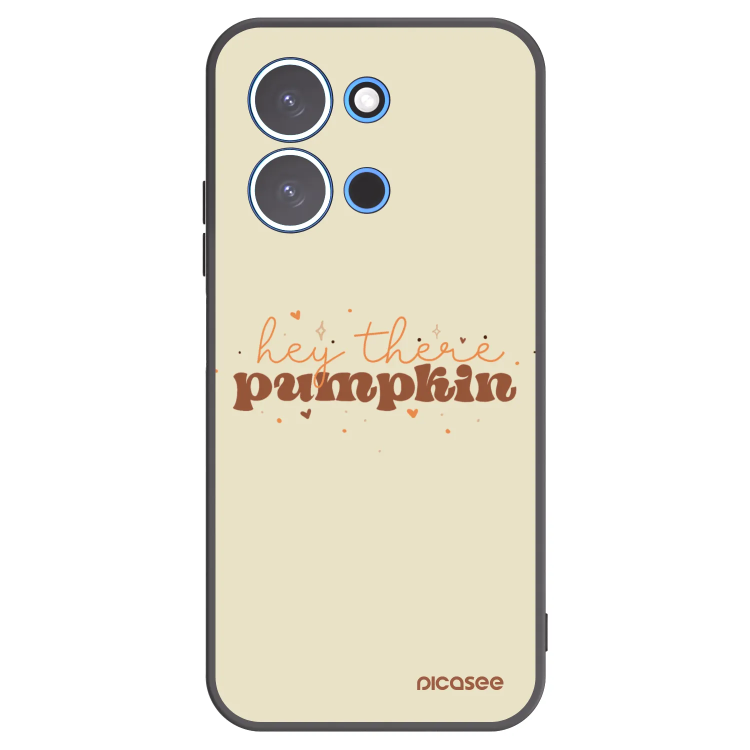 Picasee silikónový čierny obal pre Xiaomi Redmi 15C 4G - Hey there pumpkin
