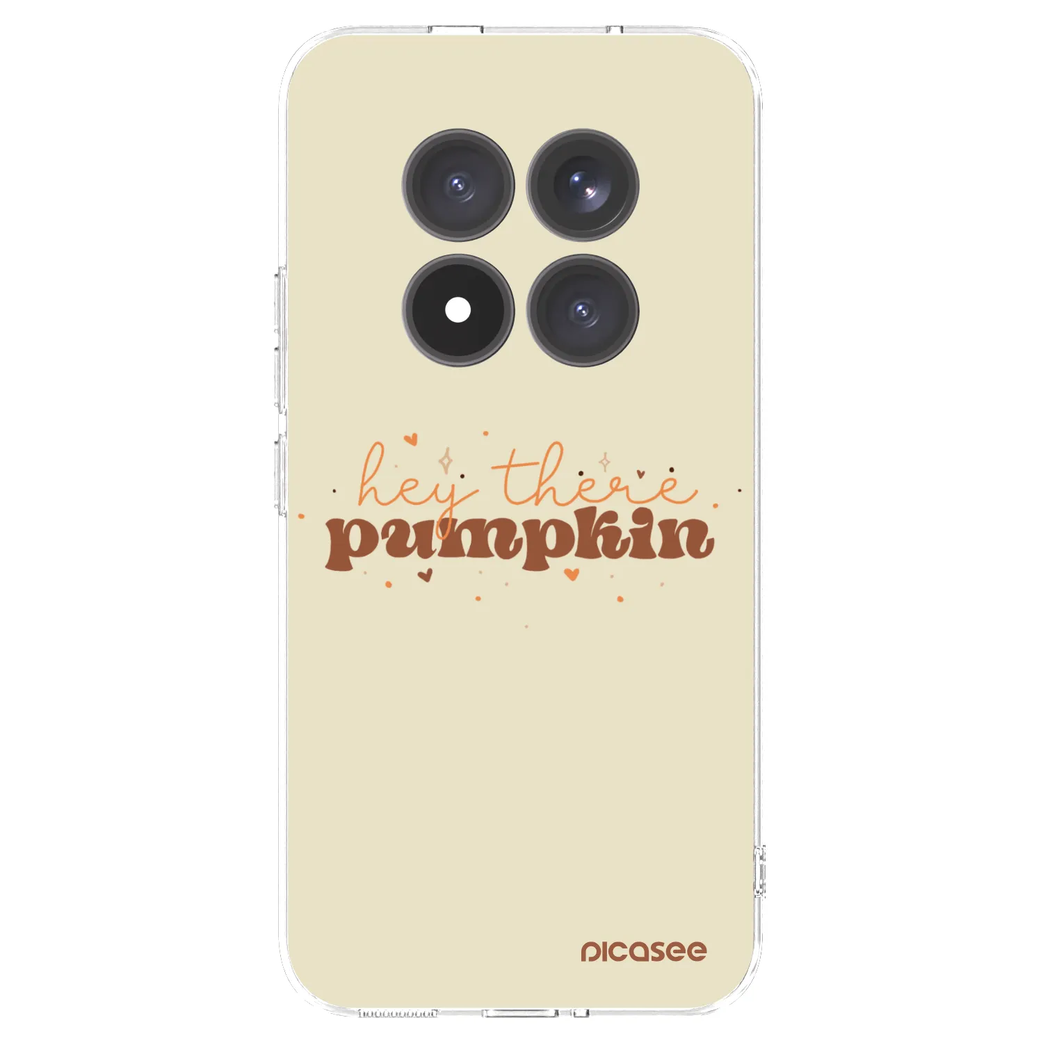 Picasee silikónový prehľadný obal pre Xiaomi Redmi Note 15 Pro+ - Hey there pumpkin