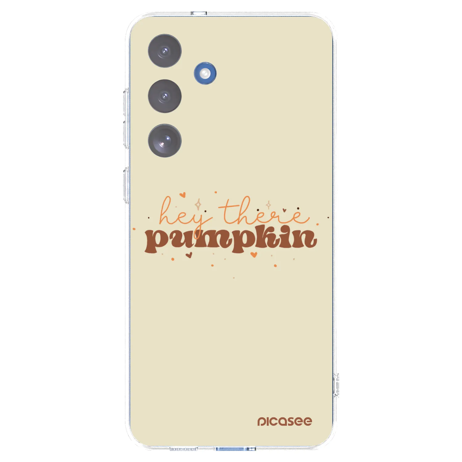 Picasee silikónový prehľadný obal pre Samsung Galaxy S25 FE 5G - Hey there pumpkin