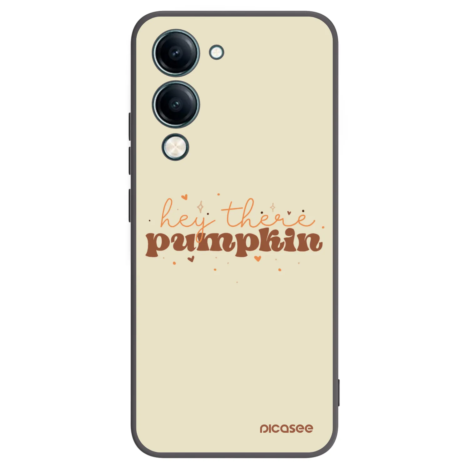 Picasee silikónový čierny obal pre Vivo Y29s 5G - Hey there pumpkin