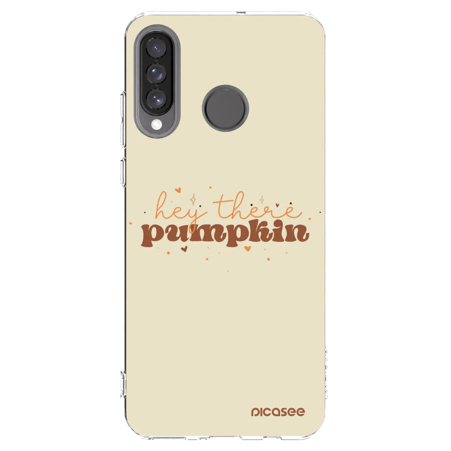 Picasee silikónový prehľadný obal pre Huawei P30 Lite - Hey there pumpkin