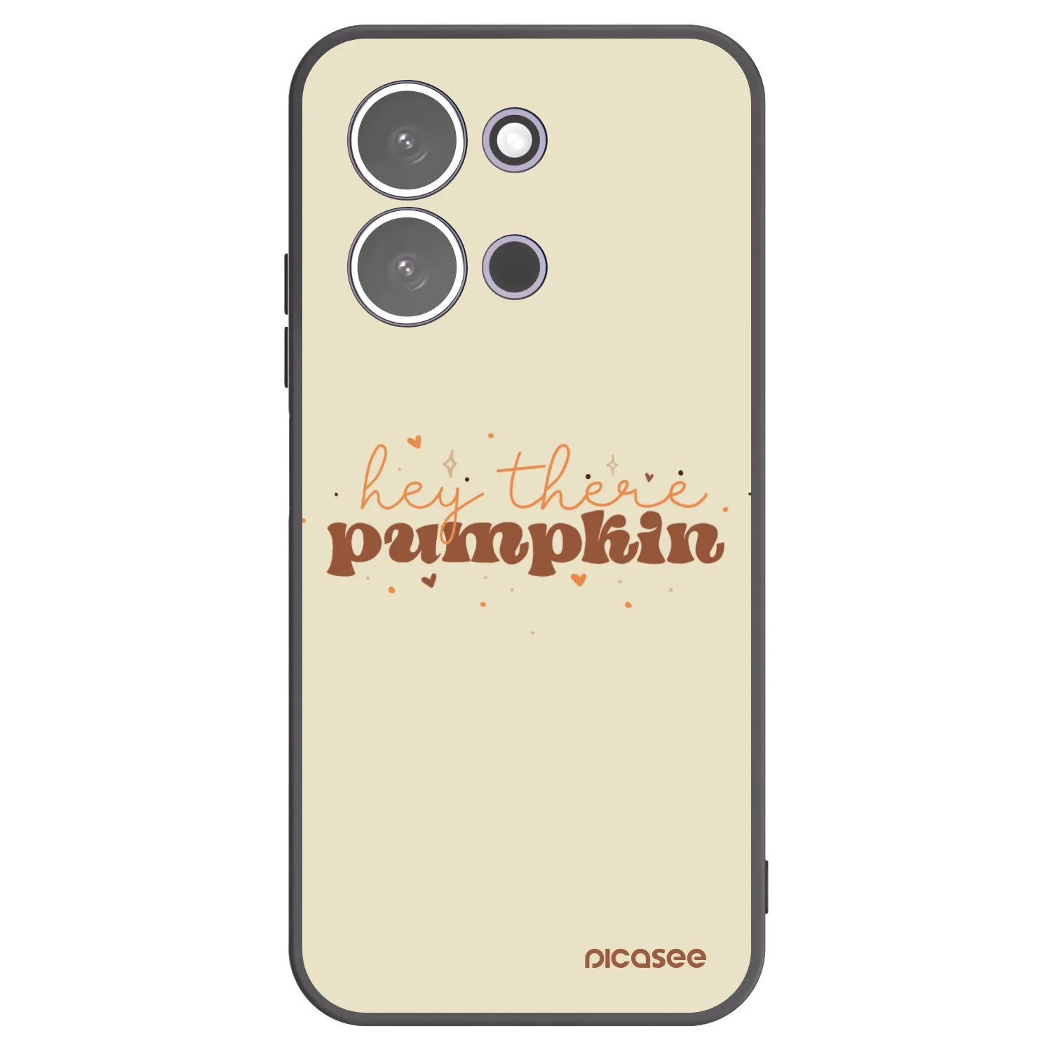 Picasee silikónový čierny obal pre Xiaomi Redmi 15C 5G - Hey there pumpkin