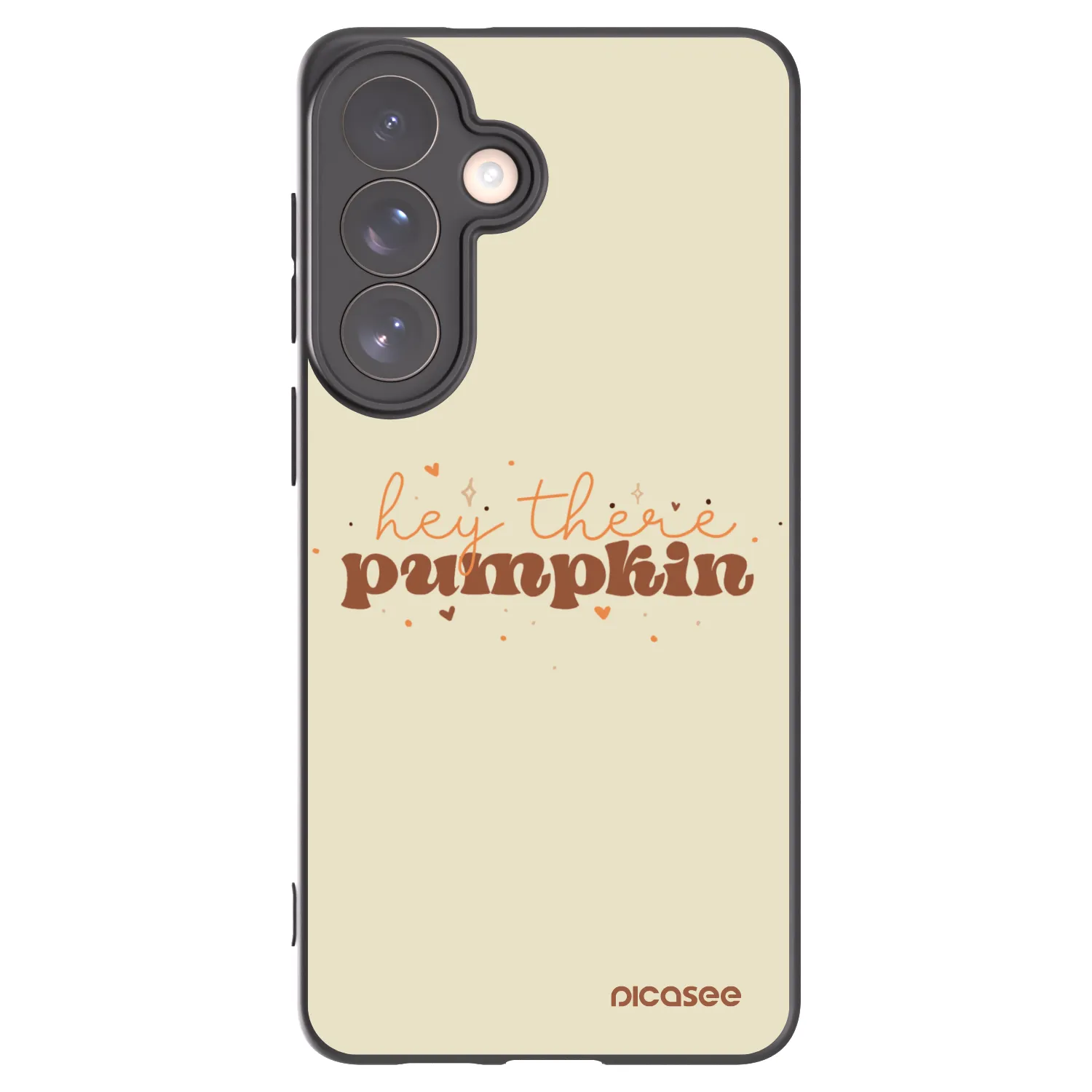 Picasee silikónový čierny obal pre Samsung Galaxy S26+ - Hey there pumpkin