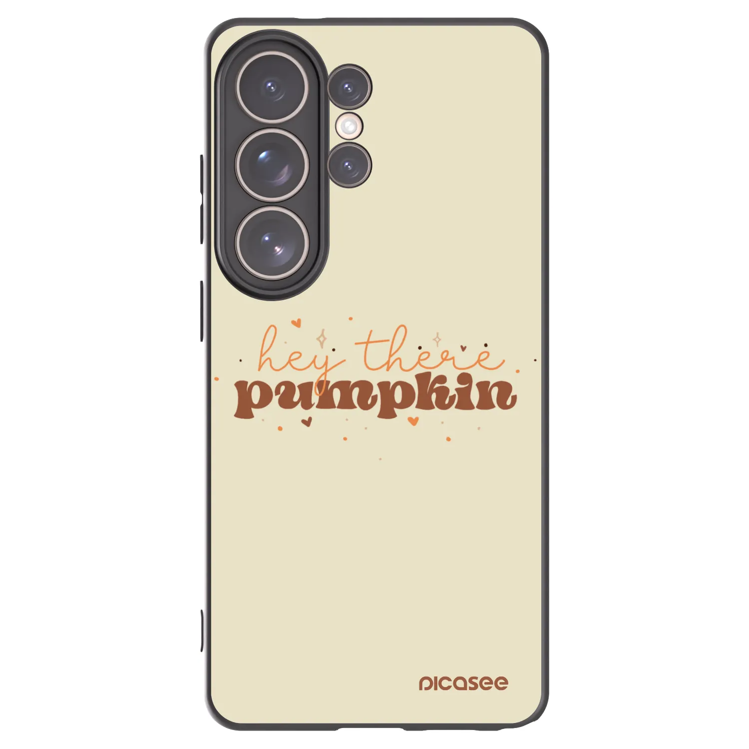 Picasee silikónový čierny obal pre Samsung Galaxy S26 Ultra - Hey there pumpkin